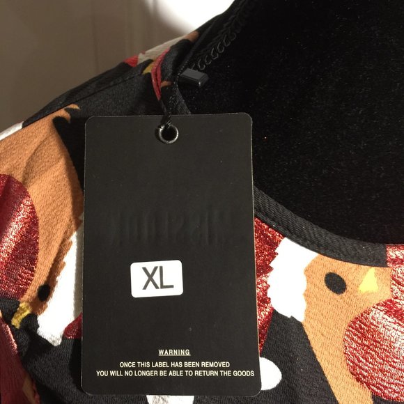 Misslook Ladies Tunic Top Size XL Holiday Christmas Chicks - Picture 4 of 11